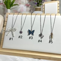 Image 3 of Silver Stainless Charm Necklace