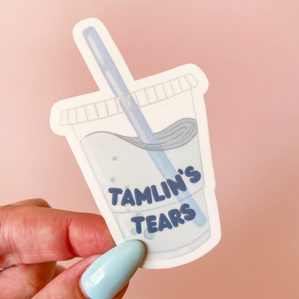 Image of Tamlin's Tears Tumbler Sticker