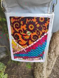 Image 4 of Jaz mini cross body bag- white 3