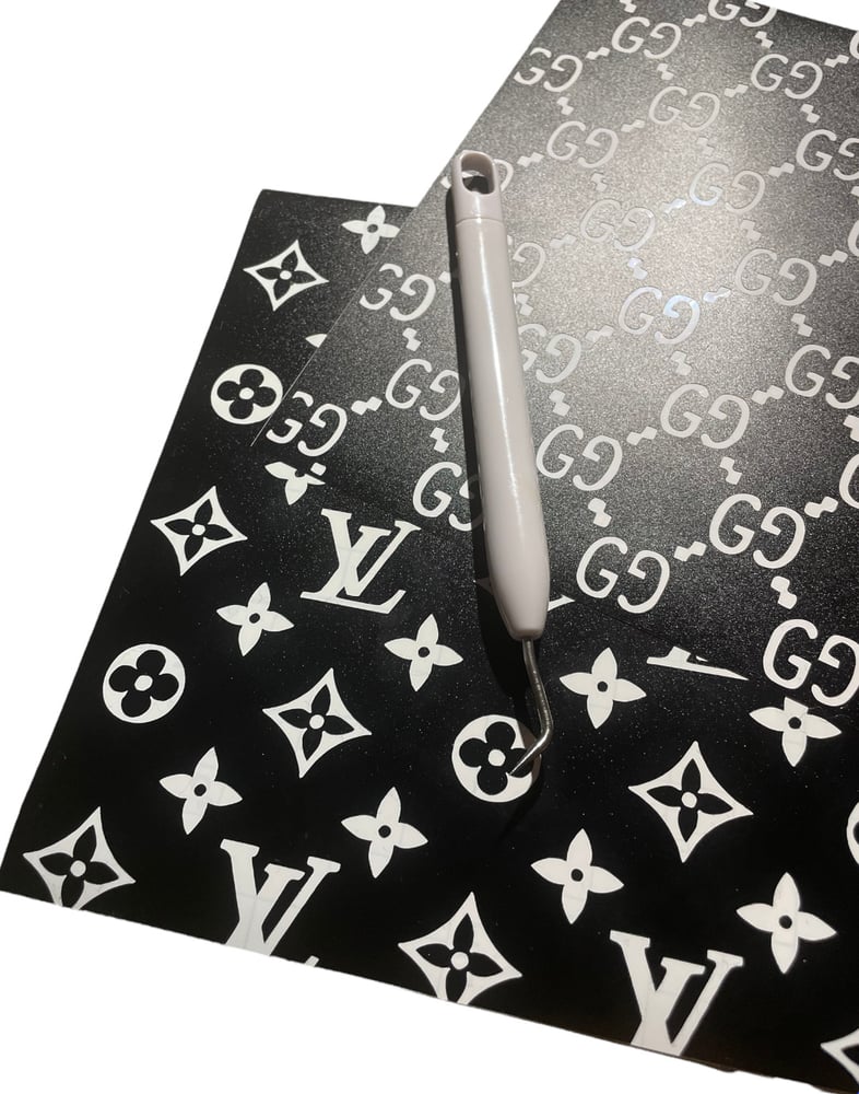 lv stencils for shoes