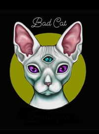Image 2 of Bad Cat Color Tee!