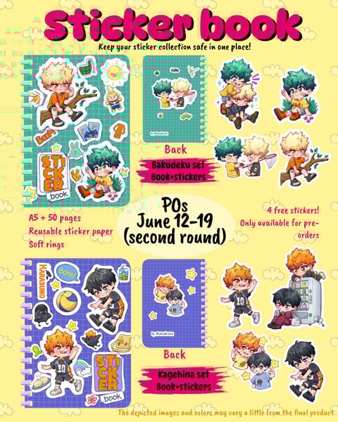 Image of [PREORDER] Sticker Books