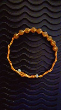Image 4 of peach moonstone bracelet
