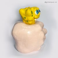 Image 3 of "Squeeze Bob" 1 Of 1 Clay Sculpture