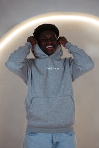Image 4 of UPerform Oversize Hoodie-  Grey Core Marl
