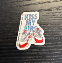 Image 1 of Sneaker Sticker Air Max 1 Red "KISS MY AIRS"