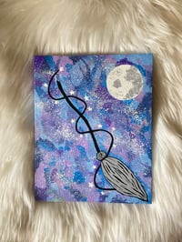 Image 2 of A Witch’s Dream Hand-Painted Canvas