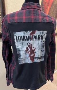 Vintage Wine/Black Flannel Shirt LINKIN PARK