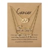 3PC Zodiac Necklace Set
