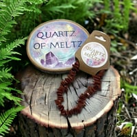 Gold Sandstone Crystal Chip Bracelet 