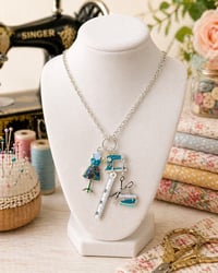 Image 2 of Sew-ology Charming Stitches Necklace 