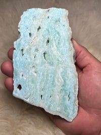 Image 7 of Blue Aragonite Slab #2391