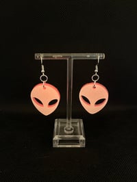 Image 5 of Alien Glow in the Dark Earrings 