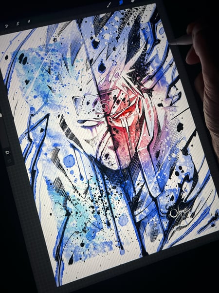 Image of Kakashi Watercolor 