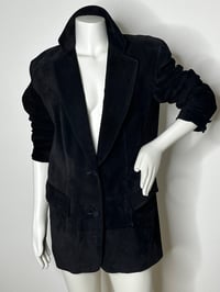 Image 7 of Suede Mini Blazer Dress