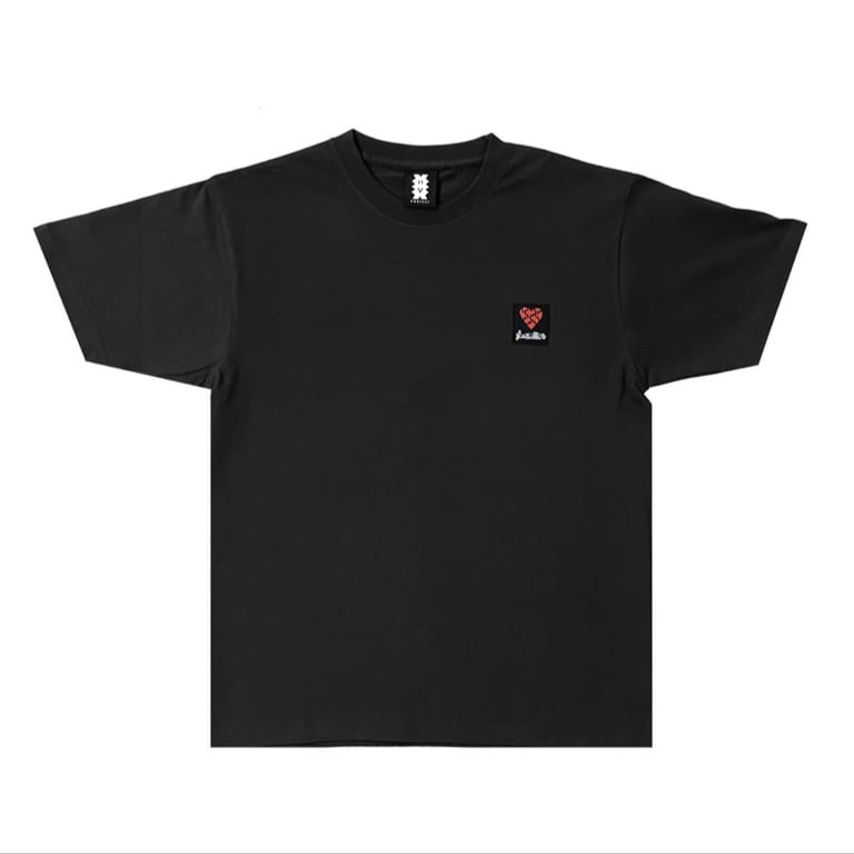 CUORE OVERSIZE TEE / black