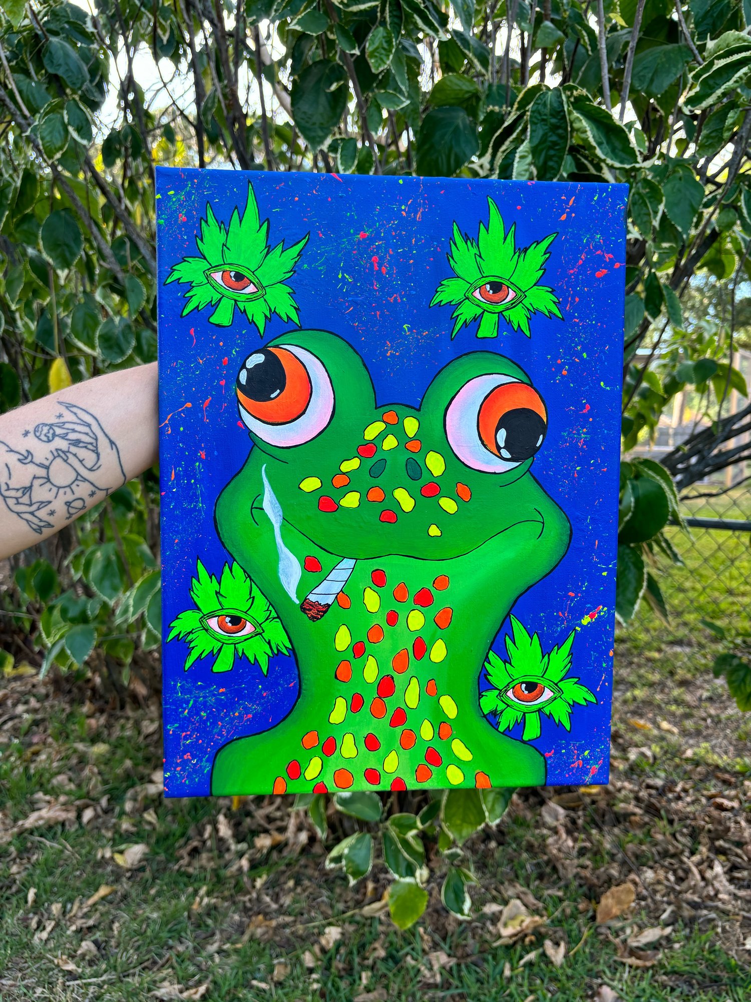 Image of Froggy the stoner 
