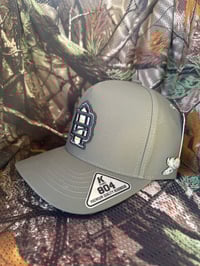 Image 1 of AB Monogram Logo - Olive Solid Polyester 