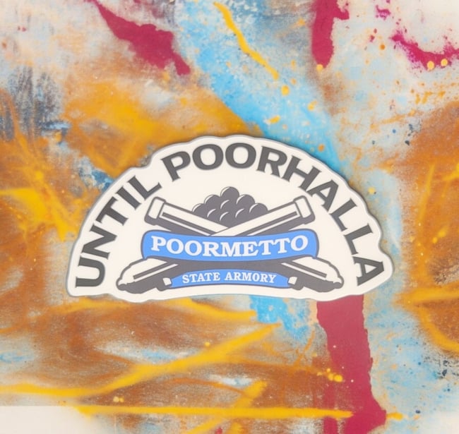 393. Until Poorhalla Sticker