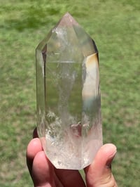 Image 4 of Smoky Citrine Blue Needle Quartz Generator #2542