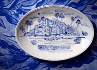 Image 1 of FLA Landscape | Stoneware 12” Serving Platter 