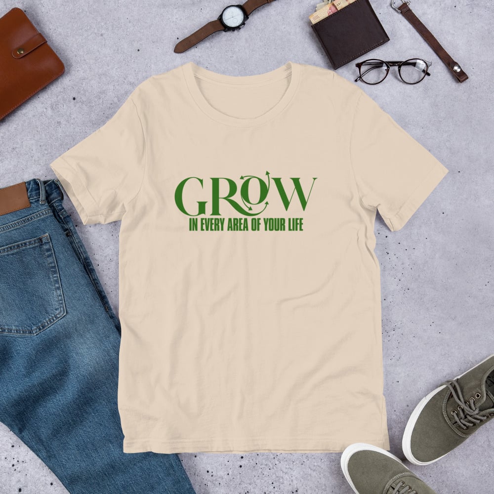 Image of "Grow" Unisex T-Shirt | Bella + Canvas 3001