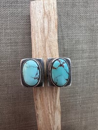 Image 1 of Double Natural Royston Split Ring size 7.5