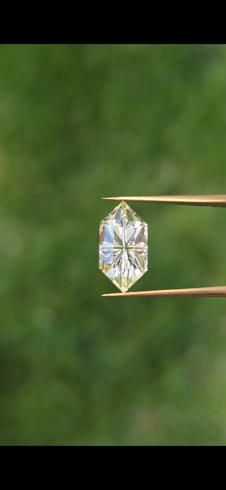 Image of Champagne Sapphire — Dutch Marquise Fantasy Cut