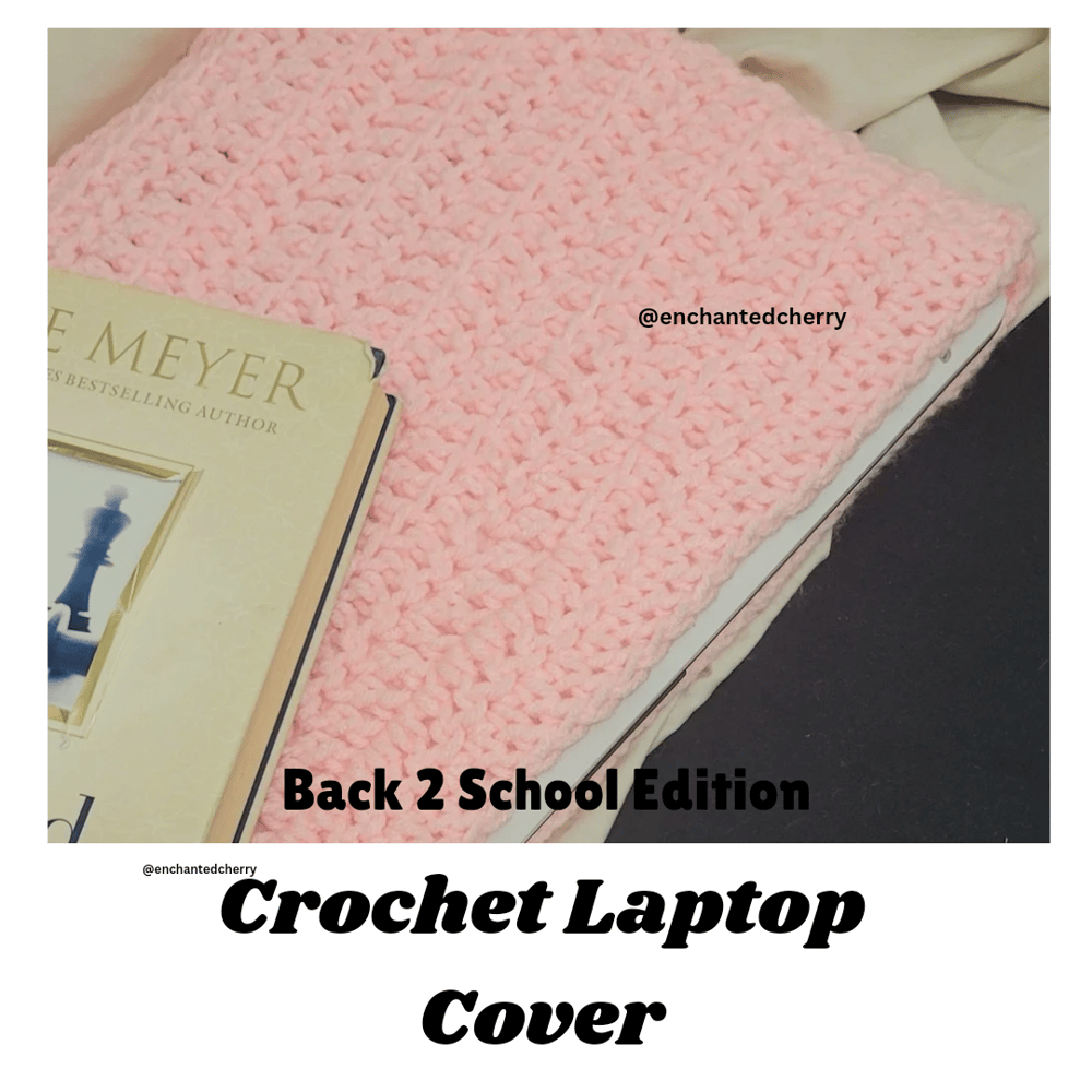 Image of Crochet Laptop Sleeve