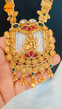 Image 3 of Lord Ganesha Temple Jewelry Set