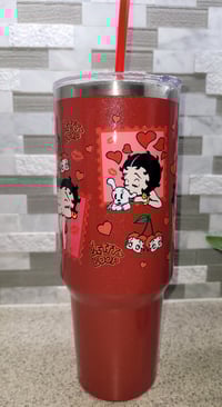 Image 2 of 40oz Betty Boop Tumbler