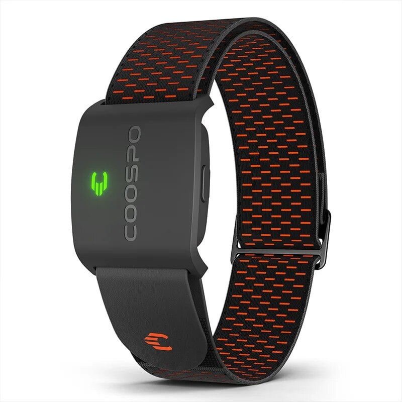 Image of COOSPO HW9 Armband Heart Rate Monitor with HR Zones/Calories HRM Sensor for Fitness Cycling BLE5.0 A