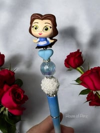 Image 1 of Princess Pen With Rose Bead