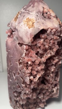 Image 2 of XXL BUBBLY BOTRYIODAL PINK AMETHYST TOWER **PERSONAL COLLECTION RELEASE**