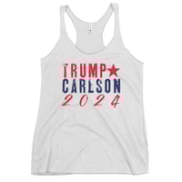 Image 2 of Trump Carlson 2024 - Women's Racerback Tank