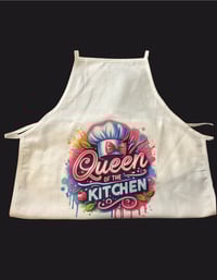 Image 1 of Queen of the Kitchen Apron with pockets