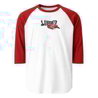Image 1 of ‘TOUGH LOVER’ 3/4 Sleeve Raglan Shirt