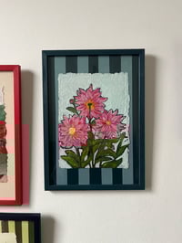 Image 3 of Three Pink Dahlias 