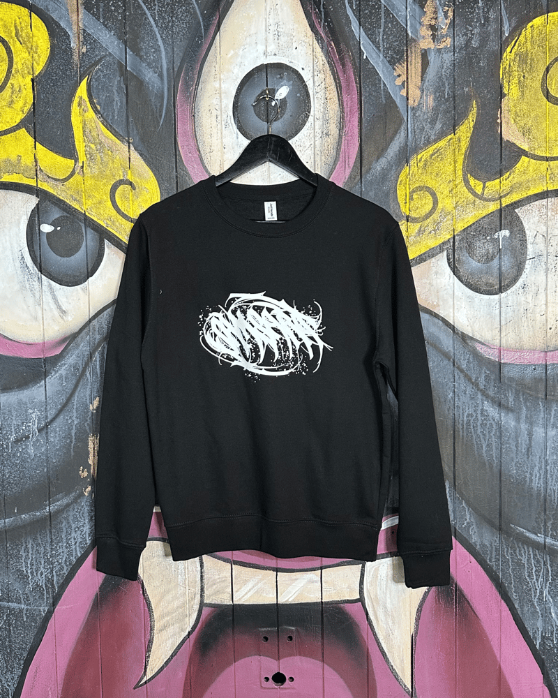 Image of Hanya x Dirty Berty Long Sleeve Sweatshirt Black