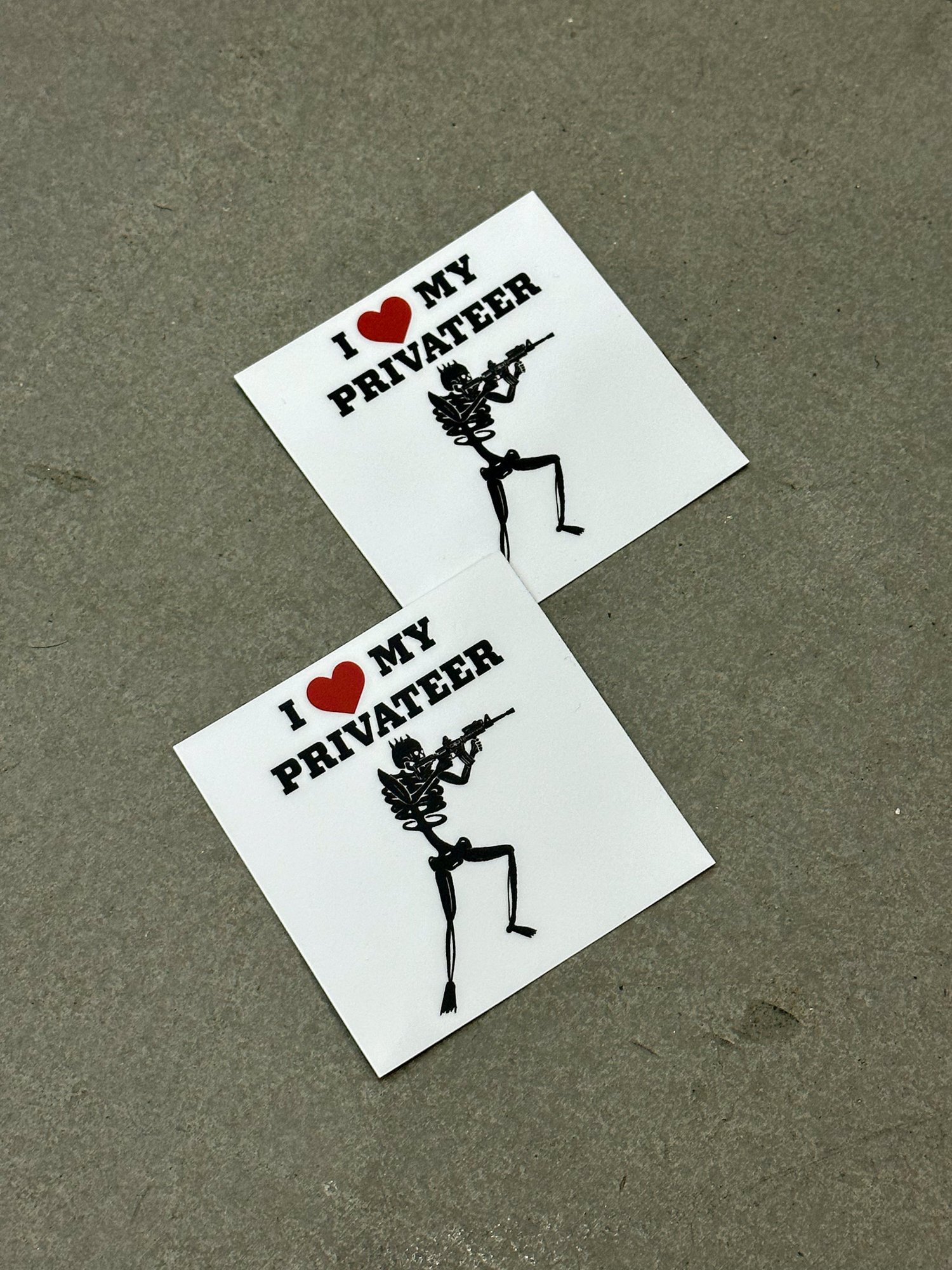 I ❤️ my Privateer stickers 