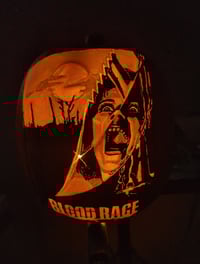 Image 2 of Blood rage  (foam carved pumpkin)