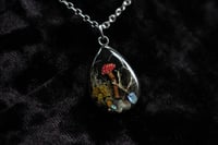 Image 7 of Dead Good mushroom, lichen, paua shell and foliage necklace