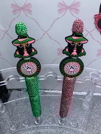 Image 2 of Pink/Green Diva Pen 