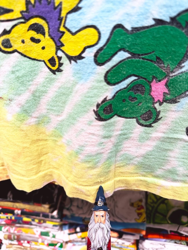 Grateful Dead Early 90s Spiral Bears T-Shirt - Size L