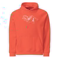 Image 3 of Black Cargo -  Contemporary Urban Art Apparel for the Woke   - Delight - Unisex eco raglan hoodie