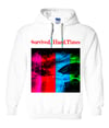 Survived Hard Times White-Multi Color Hoodie 