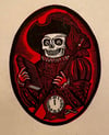 Masque Of The Red Death Block Print