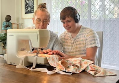 Upcycled Lined Linen Tote Bags - Made by Archie