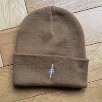Camel Embroidered Symbol Beanie