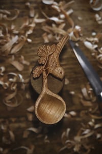 Image 1 of Long Tailed Tit Coffee Scoop